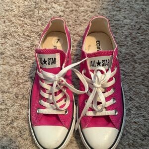 Converse All Star Fuchsia Canvas Shoes